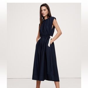 Banana republic navy blue dress